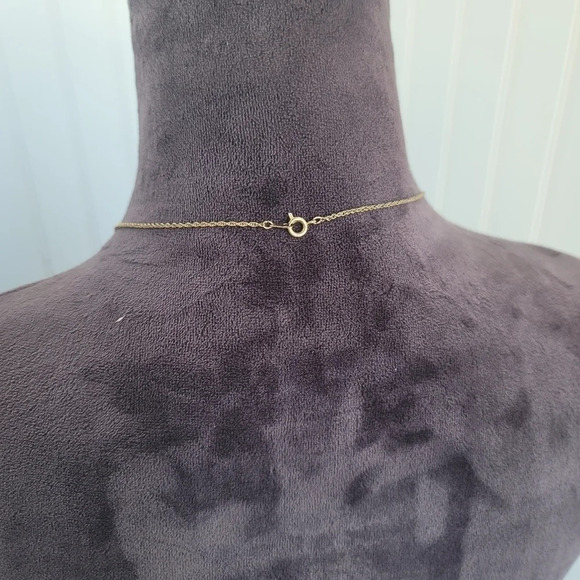 Unmarked Silvertone Chain Strap Necklaces 18" Gold - Picture 4 of 7